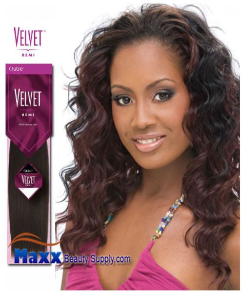 Outre Velvet Remi Human Hair Weave - Euro Deep Wvg 10S"